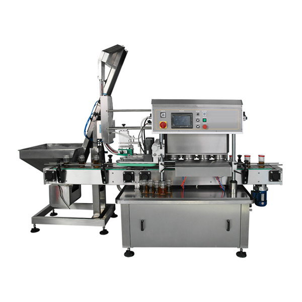 Automatic Cap Vacuum Capping Machine